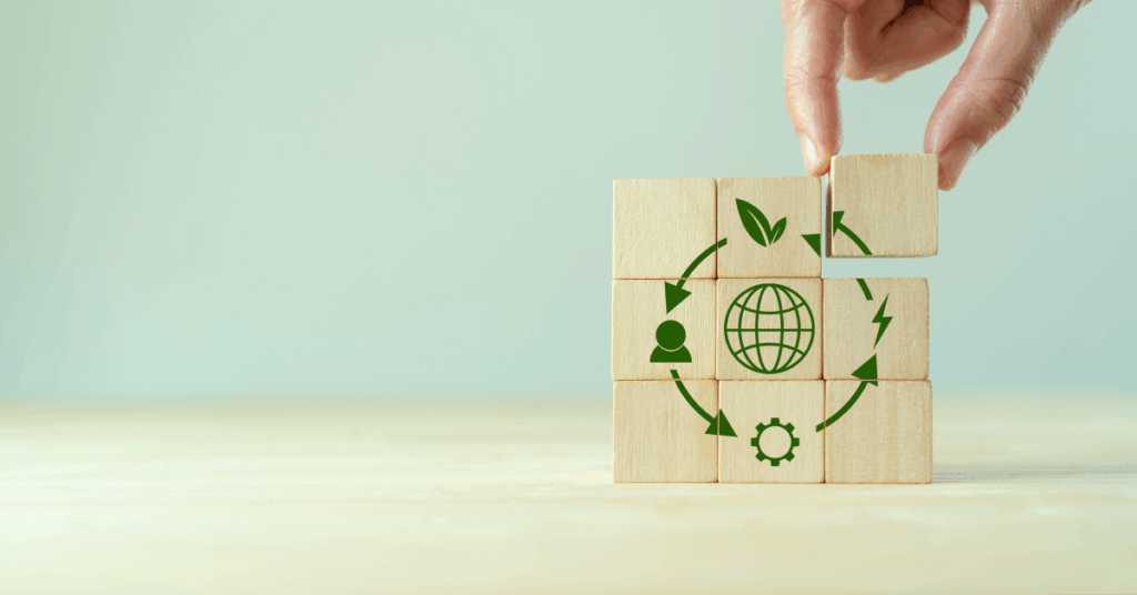 Circular economy concept
